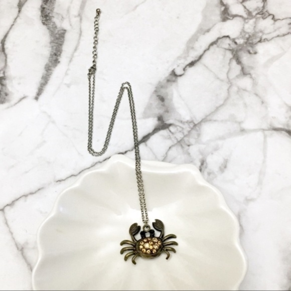 Cancer Crab Chrome Necklace - Picture 3 of 8